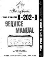 Fisher X-202-B - Service Manual